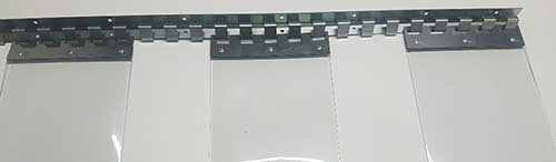 Chevauchement minimum de 40% pour des bandes PVC de 200 mm de large