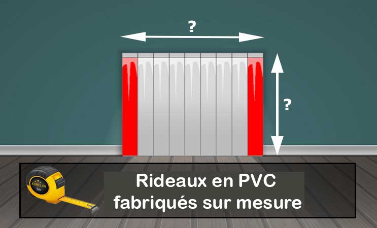 OUTIL DE DEVIS POUR LES RIDEAUX À LANIÈRES PVC SUR MESURE