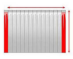Fabriqués sur mesure<br>
					                   Rideaux en PVC