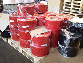Rouleaux de PVC colorés