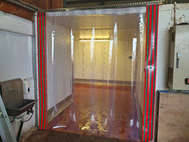 Rideau intérieur en PVC